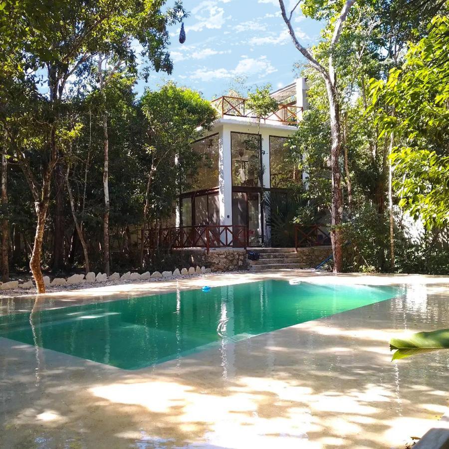 Saasil Kaax Villa Chemuyil Exteriör bild